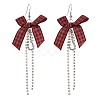 Polyester Dangle Earrings EJEW-JE06222-2