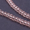 Transparent Glass Beads Strands X-GLAA-R135-2mm-12-1
