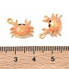 304 Stainless Steel Enamel & Glitter Powder Pendants STAS-Q119-03G-01-3