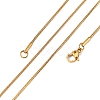 304 Stainless Steel Snake Chains Necklaces STAS-O057-21-3