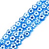 Handmade Millefiori Glass Bead Strands LAMP-N029-017B-15-1