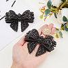 Polyester Bowknot Shoe Decorations LS-FIND-WH0126-445-3