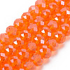 Electroplate Glass Beads Strands EGLA-A034-T3mm-A07-1