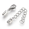 Tarnish Resistant 304 Stainless Steel Chain Extender STAS-P207-01P-A-2