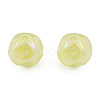 Electroplate Rainbow Iridescent Plating Acrylic Beads TACR-T025-002C-2