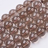 Smoky Quartz Beads Strands X-G-C076-6mm-4-1