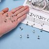 Tarnish Resistant 201 Stainless Steel Barbell Cartilage Earrings X-EJEW-R147-39-5
