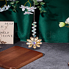 1Pc Glass Flower Hanging Ornaments HJEW-LP0002-65F-1