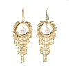Brass Dangle Earrings EJEW-F303-01G-2