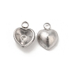 Non-Tarnish 304 Stainless Steel Pendant Rhinestone Settings STAS-H214-16P-1