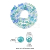 Electroplate Glass Beads Strands EGLA-yw0002-C06-4