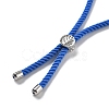 Twisted Nylon Cord Silder Bracelets DIY-B066-03P-11-3