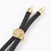 Nylon Twisted Cord Bracelet Making MAK-K015-01A-2