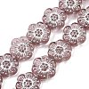 Czech Pressed Glass Beads GLAA-I061-32A-1