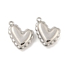 Non-Tarnish 304 Stainless Steel Charms STAS-P356-23P-1