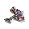 Natural Mixed Gemstone Chip Big Pendants G-F763-06P-3