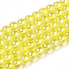 Electroplate Transparent Glass Beads Strands LS-GLAA-T032-T4mm-AB12-1