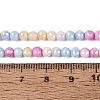 Anti-Tarnish Electroplate Glass Beads Strands EGLA-N027-02A-07-4