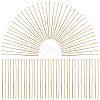 600Pcs 2 Colors Jewelry Findings KK-SP0001-72B-1