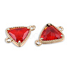 Transparent K9 Glass Connector Charms GLAA-N038-60-F09-2