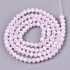 Electroplate Glass Beads Strands X-EGLA-A034-J8mm-A09-2