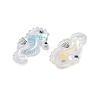10Pcs Transparent Luminous Acrylic Pendants TACR-FP0001-02B-3