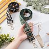 2Pcs 2 Colors Adjustable Polyester Geometric Pattern Bag Straps FIND-PH0003-73-5