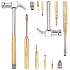 Brass & Iron Hammer Set TOOL-WH0030-07G-1