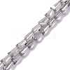 Transparent Electroplate Glass Beads Strands EGLA-H107-02A-PL06-1