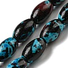 Spray Painted Synthetic Turquoise Beads Strands G-E617-B07-01B-1