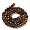 Natural Tiger Eye Beads Strands X-G-B107-B02-02-4