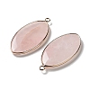 Natural Rose Quartz Pendants G-G063-03E-2