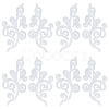 5Pairs Embroidery Thread Clothing Patches PATC-GF0001-97A-1