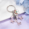 Giraffe Alloy Enamel Keychain KEYC-YW00169-05-1