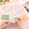 2 Bags 2 Styles Rectangle Laser Transparent Plastic Packaging Bags ABAG-SP0001-46A-4