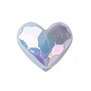 UV Plating Opaque Acrylic Beads MACR-M024-02-2