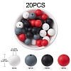 Food Grade Eco-Friendly Silicone Focal Beads SIL-YW0001-13B-3