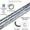 2 Strands Electroplate Glass Beads Strands EGLA-YW0001-85A-3