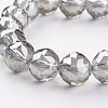 Electroplate Glass Bead Strands EGLA-J140-FR04-14mm-3