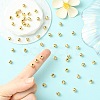 SHEGRACE Brass Round Beads XGRPCU042-293G-5