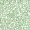 Transparent Electroplate Glass Beads EGLA-Q138-01C-3