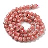 Natural Argentina Rhodochrosite Beads Strands G-D864-14-6mm-A-4