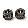 Rack Plating Brass Cubic Zirconia Beads KK-Z033-24-2