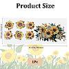 Sunflower Self-Adhesive PVC Wall Stickers STIC-WH20002-25-2