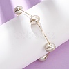 Acrylic Imitation Pearls Beasded Bracelets BJEW-F519-01G-2