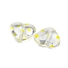 Transparent Printed Acrylic Beads OACR-H124-03C-2