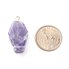 Natural Gemstone Pendants PALLOY-JF01403-3