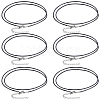 10Pcs Round Leather Cord Necklaces Making MAK-CL0001-07-7