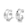 Rack Plating Brass Cuff Ring LS-EJEW-C081-11P-1