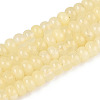 Dyed Natural White Jade Beads Strands G-T139-59A-15-4